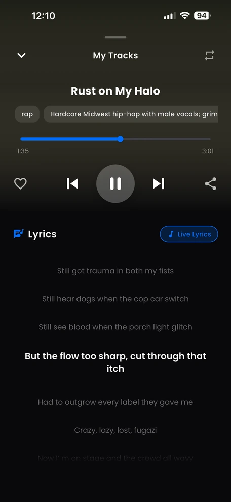 MuzicGenerator App Screenshot 5