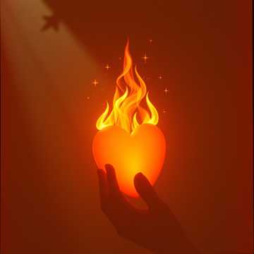 Inima Mea în Flăcări cover art