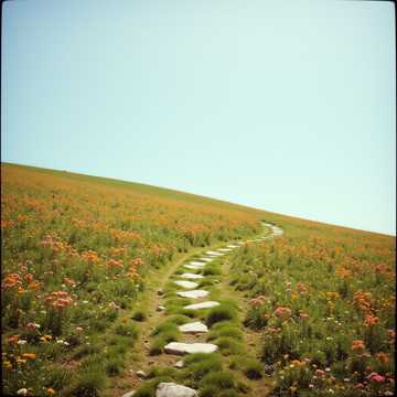 Viața-i un drum cu pietre și flori cover art