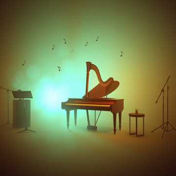 Podcast Harpsichord Stinger cover art