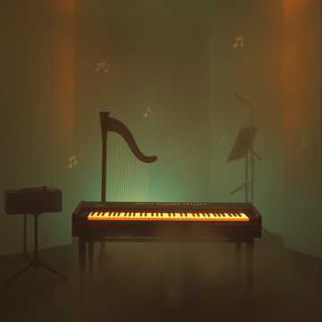 Podcast Harpsichord Stinger cover art