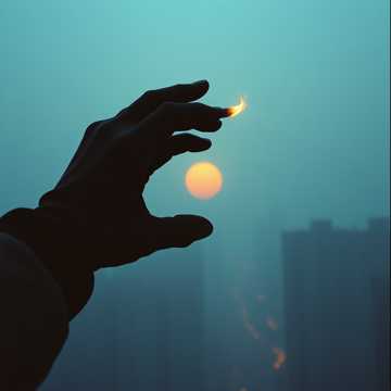 сигарета тлеет на рассвете cover art