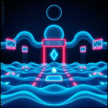 “Waves Never End: The Tower Grind” 🎮🔥 cover art