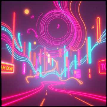Dancing in the Neon Glow cover art
