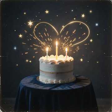 Happy birthday cover art