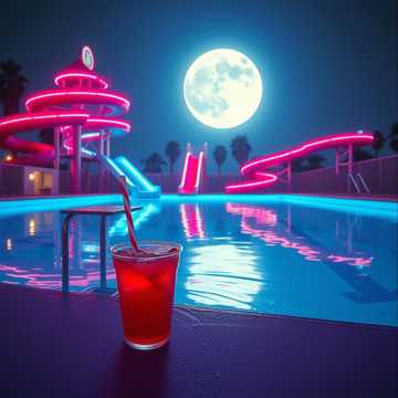 poolside cover art