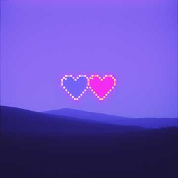Pixelated Hearts cover art
