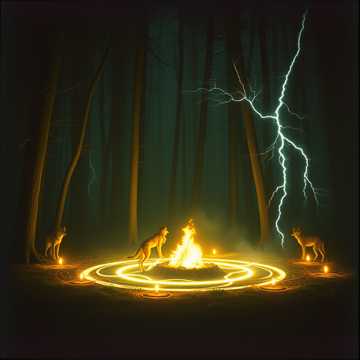 Bajo el Rayo Sagrado cover art