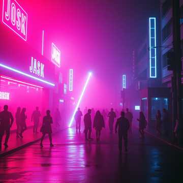 Néon Night Powerful cover art