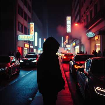 gece karanlık sokaklar cover art